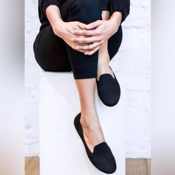 Rothy’s The Loafer in Black Honeycomb Size 6 1/2 - Picture 10 of 12